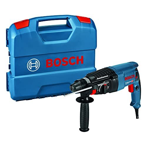 Bosch Professional GBH 2-26: Perforateur avec moteur 830 W, force de frappe 2,7 J, porte-outil SDS plus, coffret de transport inclus