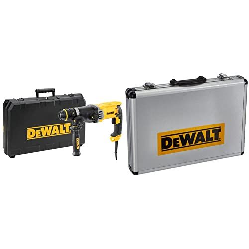 DEWALT D25144K-QS: Perforateur SDS-PLUS 3J, Marteau Perforateur Puissant à 3 Modes avec Coffret de Transport & DT9679-QZ 15pcs SDS+ Drill & chisel Set